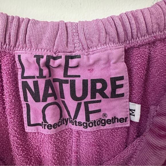 Free City Women’s Pink Jogger Sweatpants Size Medium - Picture 4 of 7